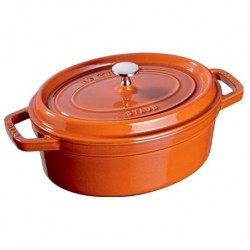Cocotte Ovale 29 cm Cannella in Ghisa