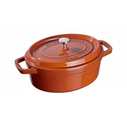Cocotte Ovale 31 cm Cannella in Ghisa