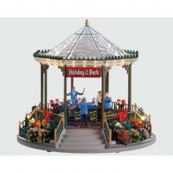 Holiday Garden Green Bandstand, con Alimentatore 4.5V Cod. 94551