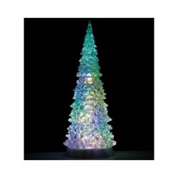 Crystal Lighted Tree, 4 Color Changeable & Color Transformation, Xl, B/O (4.5V) Cod. 94510