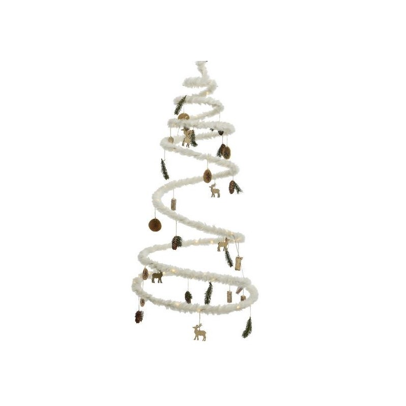 Sfondi Natalizi Luminosi.Albero Di Natale Luminoso Bianco Dim 58 Cm