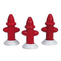 Metal Fire Hydrant Set of 3 Cod. 34971
