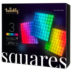 Twinkly SQUARE BLOCKS 64 Led RGB BT + WiFi 3 pz - Extension Kit