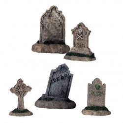 Tombstones Set Of 5 Cod. 44145