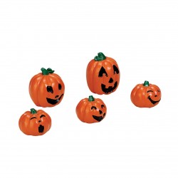 Happy Pumpkin Family Set Of 5 Cod. 74239