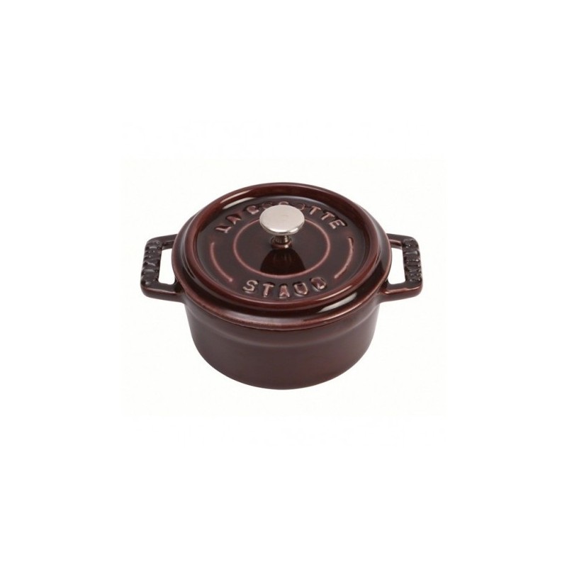 Cocotte 10 cm Granate aus Gusseisen