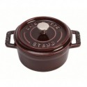Cocotte 22 cm Granate aus Gusseisen