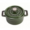 Cocotte 24 cm Green Basil in Cast Iron