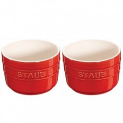 Auflaufförmchen 8 cm rot aus Keramik