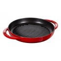 Pure Grill 22 cm rot aus Gusseisen