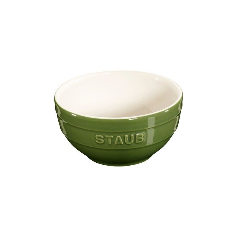 Keramikbecher 12 cm, grüner Basilikum