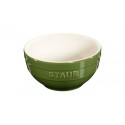 Keramikbecher 14 cm, grüner Basilikum