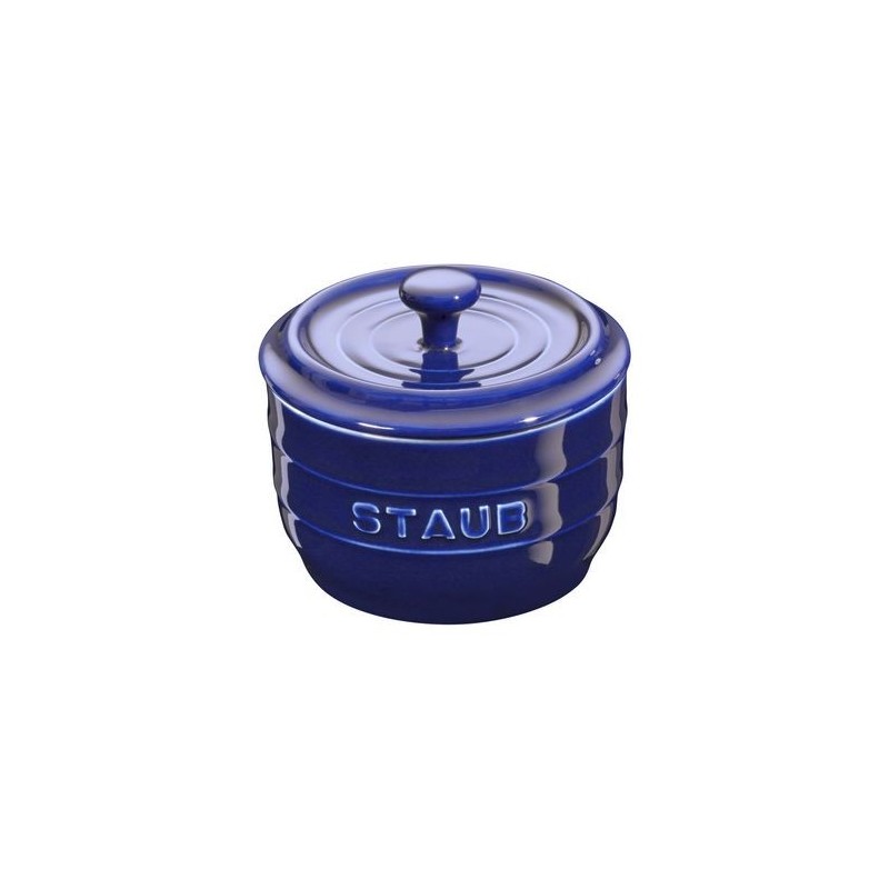 Dark Blue Ceramic Salt Shaker 10 cm