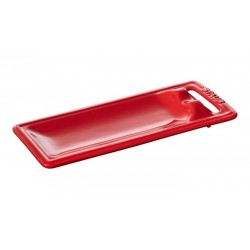 Red spoon holder