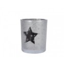 Candle holder with Star 8 cm