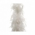 Girlande aus weißen Federn 180 cm