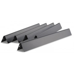 Set mit 5 Flavorizer Bars aus emailliertem Stahl für Frontseitenbrennerknöpfe der Serie Genesis 300 Weber Art.-Nr. 7621