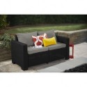 Keter 2-Sitzer-Sofa CALIFORNIA Graphit