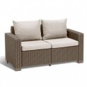 Keter Sofa 2 Sitze CALIFORNIA Cappuccino