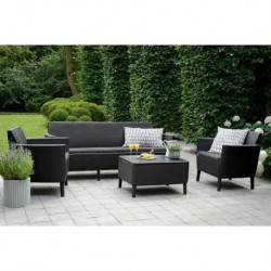Keter 3-Sitzer-Sofa SALEMO Graphit