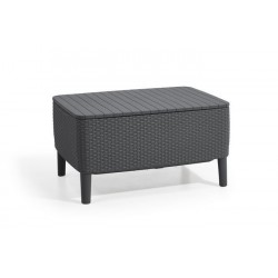 Keter Set Tisch + SALEMO Sessel Graphit