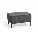 Keter Set Tisch + SALEMO Sessel Graphit