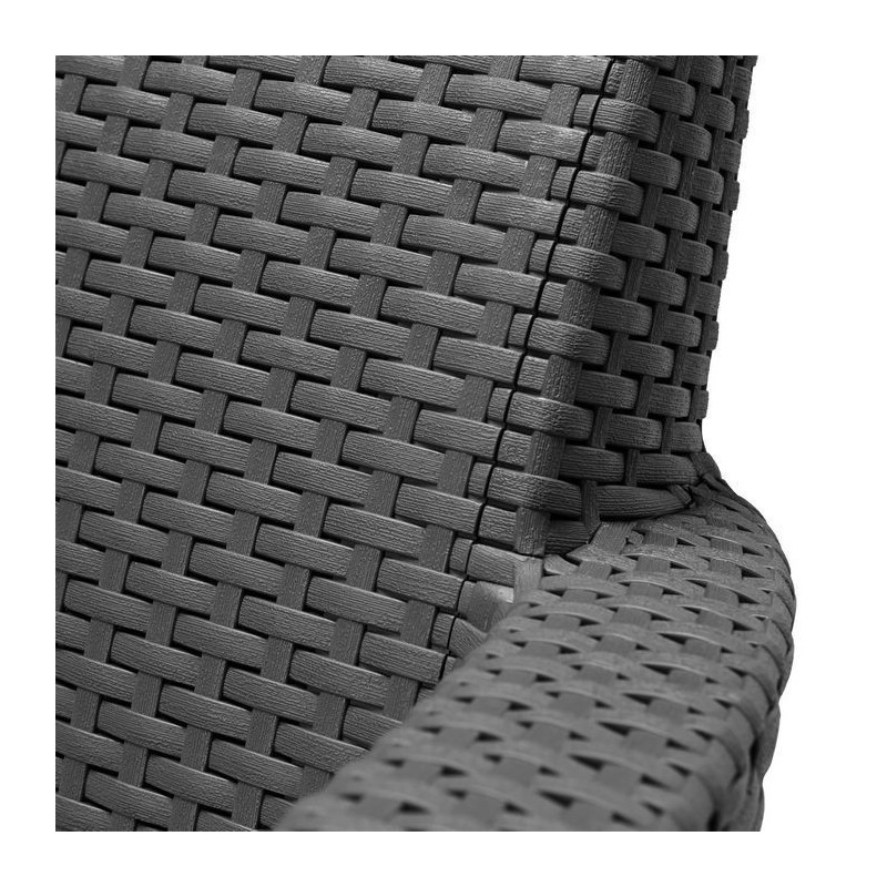 Keter Set Tisch + SALEMO Sessel Graphit Keter Set Tisch + SALEMO Sessel Graphit