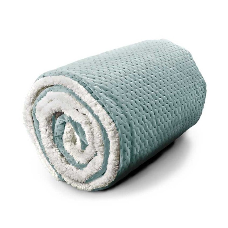 Plaid-Überwurf Nora 150 x 200 cm, Farbe Blue Haze