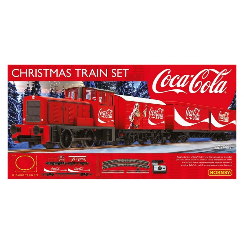 Coca Cola Christmas Train Set 1:76 Scale