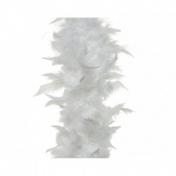 Weiße Federboa 150 cm