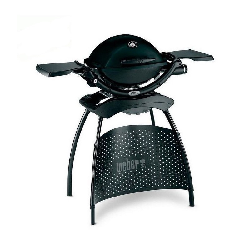 Weber Gas Barbecue Q 1200 (with Cartridge Connection) Black + Stand Ref. 51010353