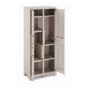 Keter Gulliver Multispace Xl – Wasserdichter Kleiderschrank, zertifiziert Ipx3 – ISTA 6 – 80 x 44 x 182 cm