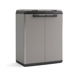 Keter Split Cabinet Recycling Basic – Schrank für die getrennte Abfallsammlung – ISTA 6 – 68 x 39 x 85 H