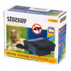 Stocker Mouse Station Rattengiftköderbehälter 23 x 18 x h9,5 cm