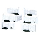 Plastic Picket Fence Set of 7 Art.-Nr. 14388