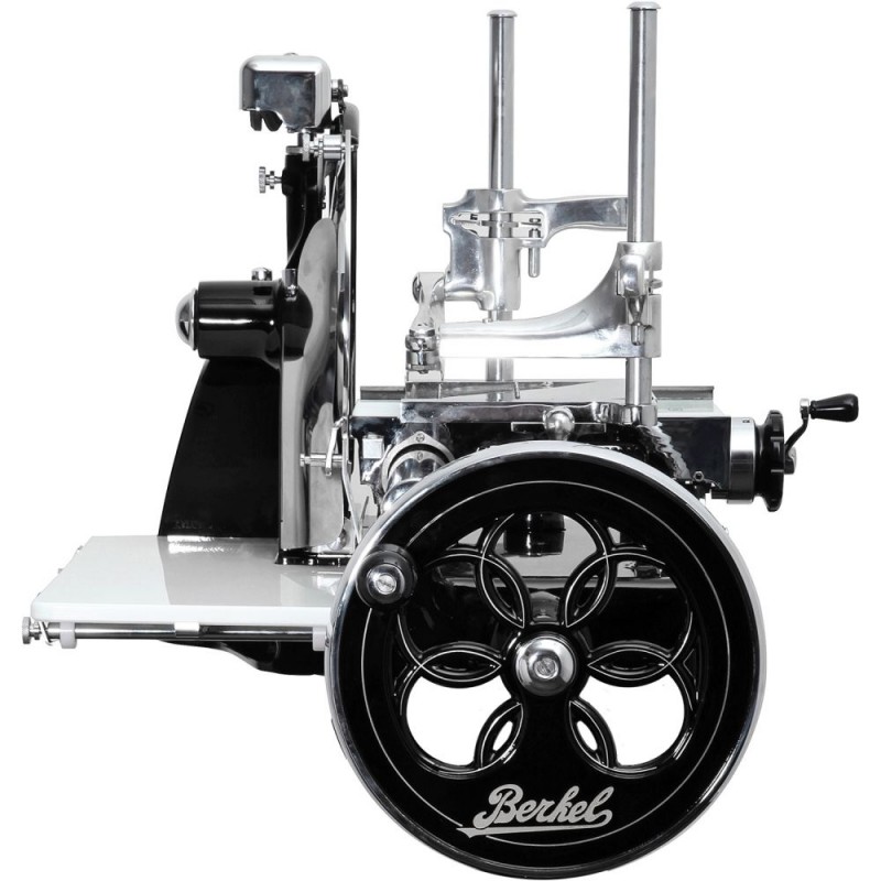 Berkel Volano-Aufschnittmaschine Fiorato P15 Farbe Schwarz - Silberdekor Berkel Volano-Aufschnittmaschine Fiorato P15 Farbe Schwarz - Silberdekor