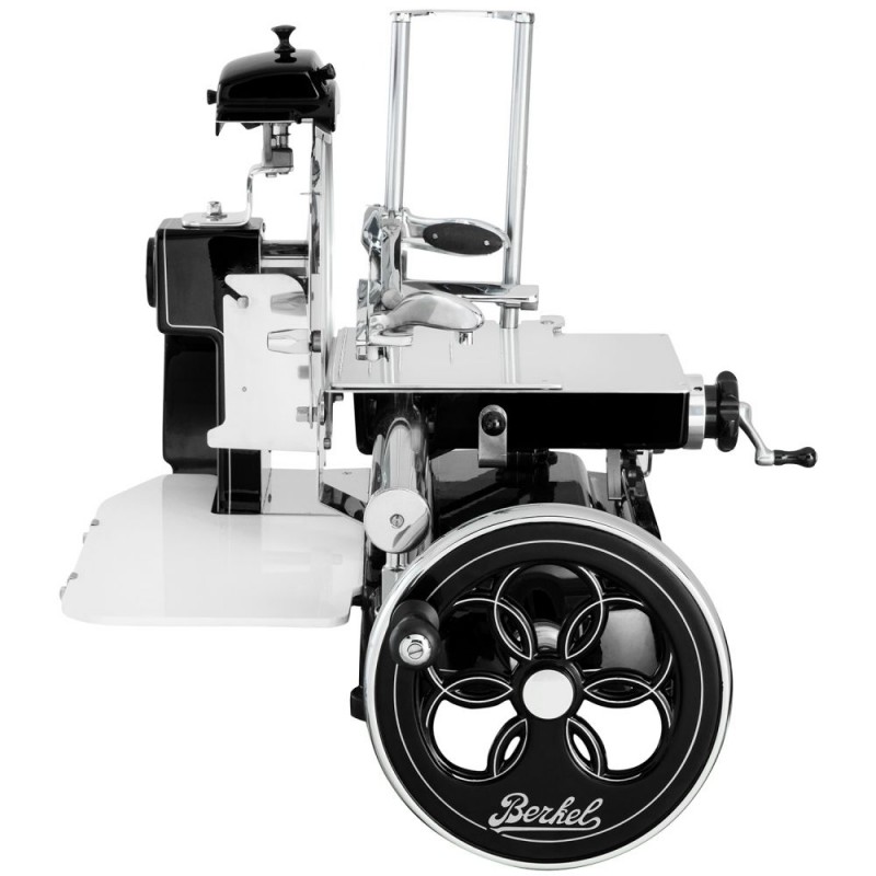 Berkel Flywheel Slicer Volano B3 Fiorato colour Black - Silver Decorations Berkel Flywheel Slicer Volano B3 Fiorato colour Black - Silver Decorations