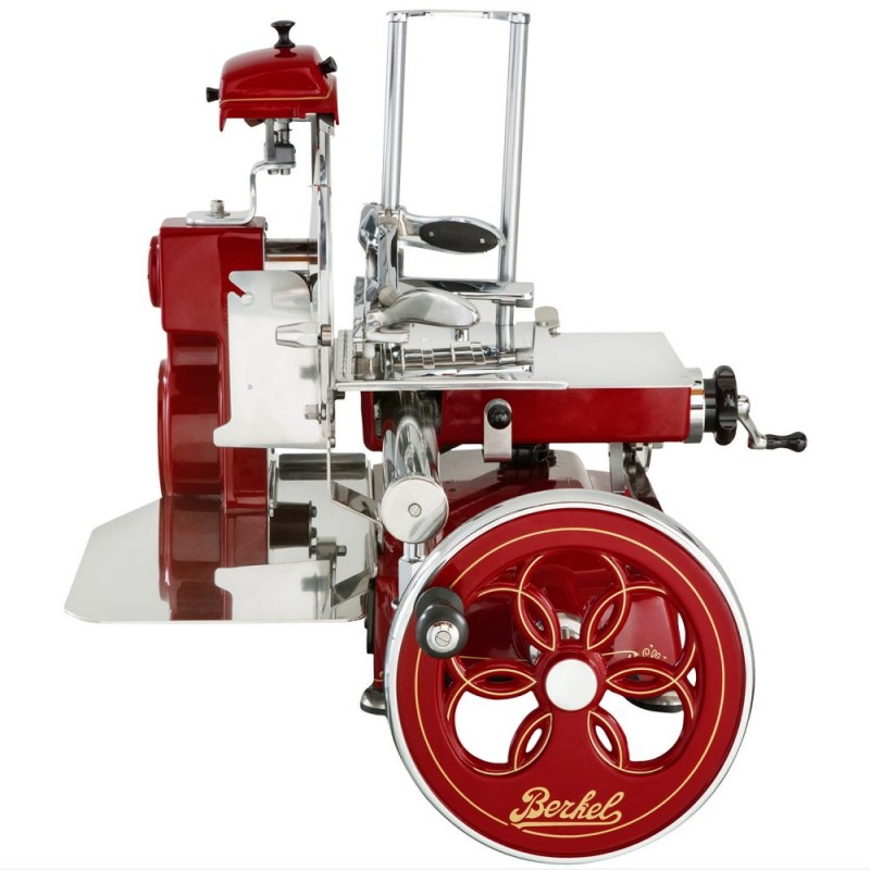 Berkel Slicer Volano Fiorato Tribute Red Berkel – Golddekorationen