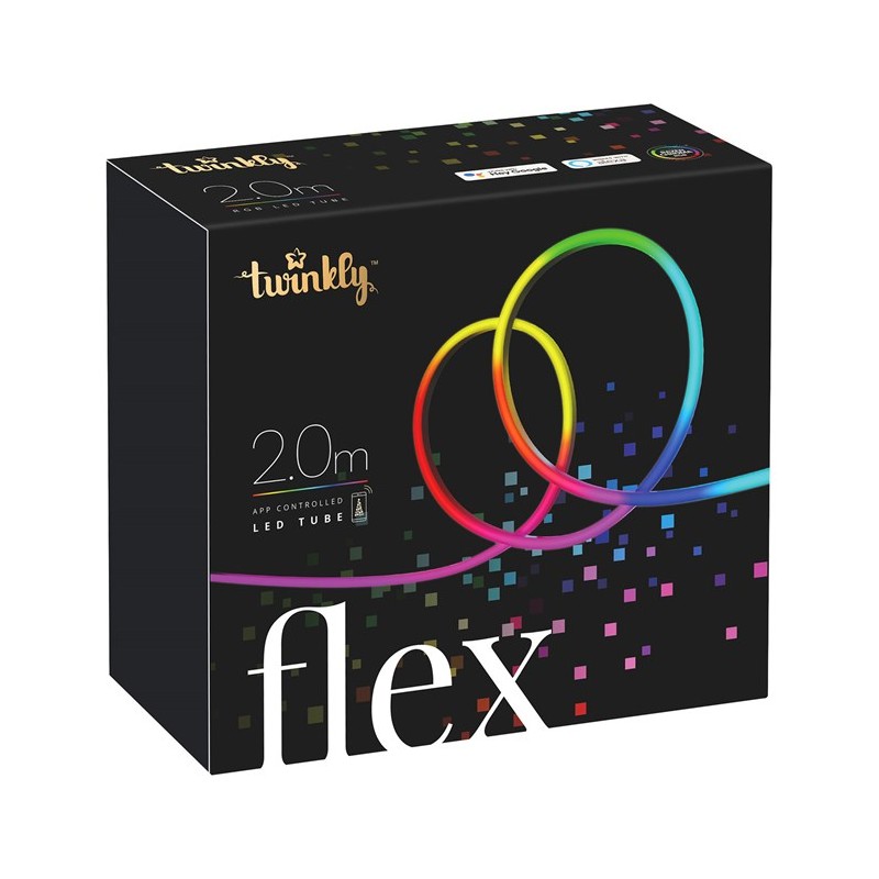 Twinkly FLEX Flexibler Schlauch 2 m 192 RGB-LEDs BT + WiFi