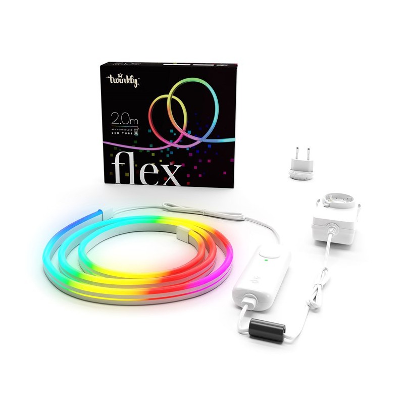 Twinkly FLEX Flexibler Schlauch 2 m 192 RGB-LEDs BT + WiFi