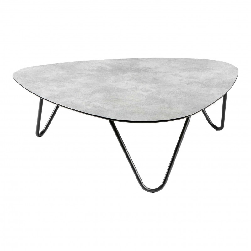 Low Table COCOON ALLURE 96 x 102 cm LaFuma LFM2717 Ciment/Noir