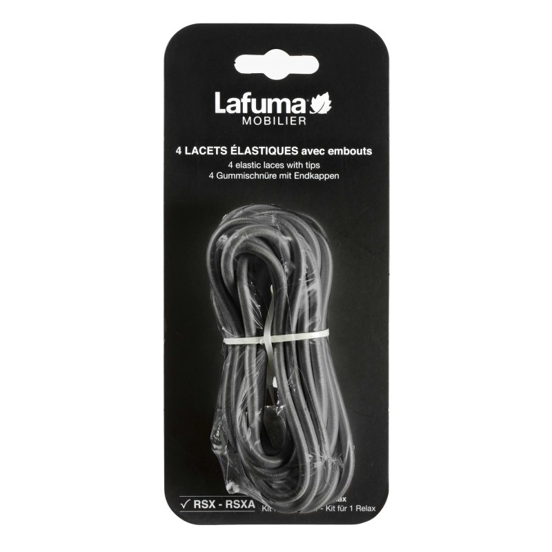 Replacement Elastic Laces for RSX and RSXA Deck Chairs LaFuma LFM5065 Orage