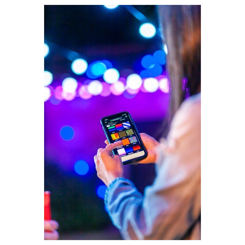 Twinkly FESTOON Party Lights 20 m 40 RGB-Kugeln BT + WiFi
