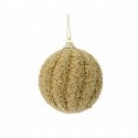 Ball to hang with glitter 8 cm.