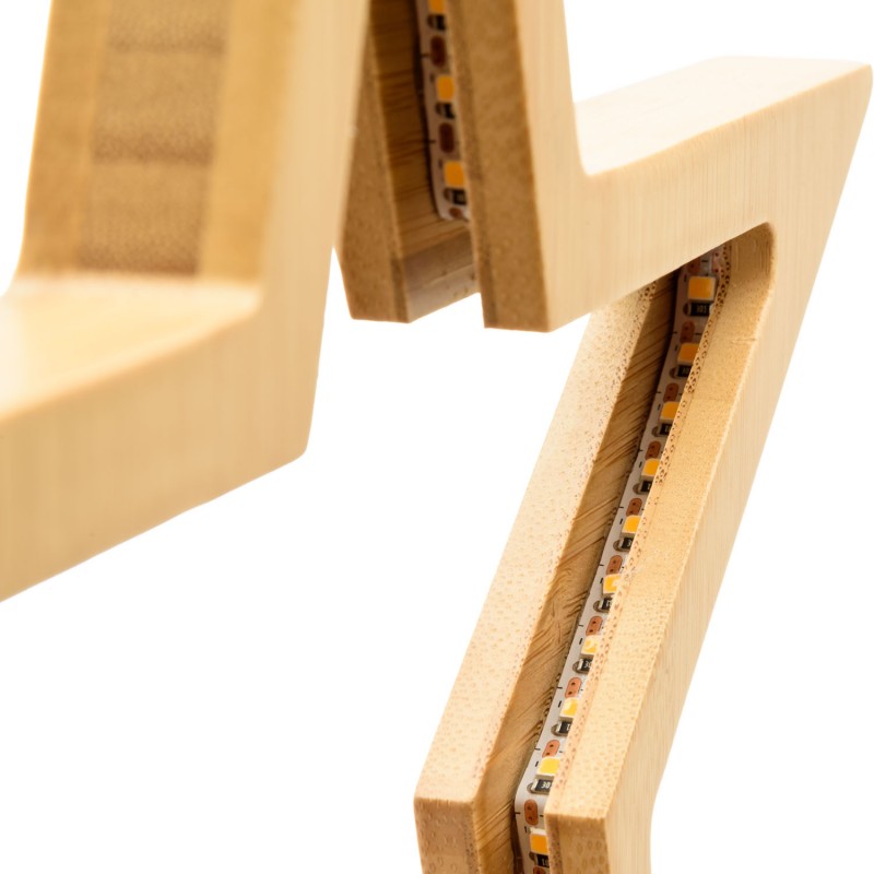 Stern mit Sockel, H37 cm, warmweiße LED