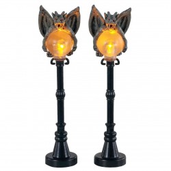 Gargoyle Lamp Post Set of 2 B/O 4.5V Art.-Nr. 14829
