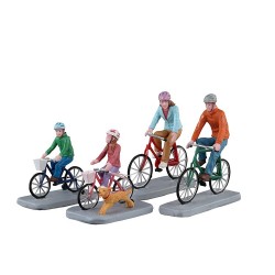Family Bike Ride Set Of 4 Art.-Nr. 32220