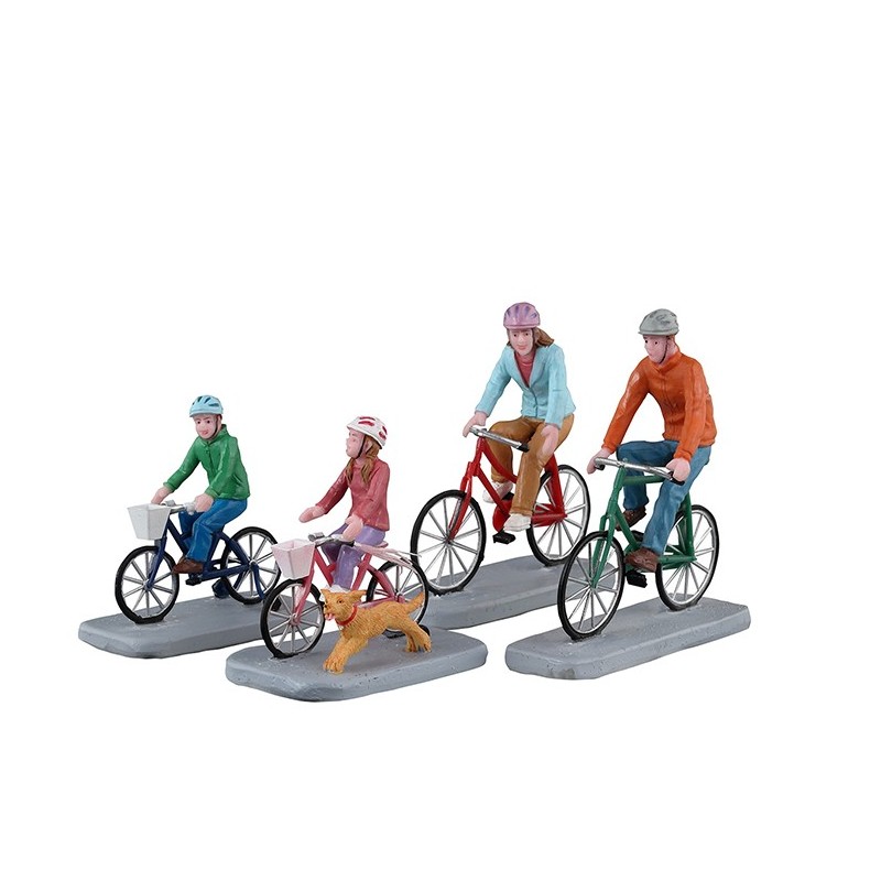 Family Bike Ride Set Of 4 Art.-Nr. 32220