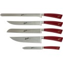 Berkel Elegance Set of 5 chef knives Red