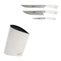Berkel Messerblock Bag Weiß mit 3 Elegance Kochmessern